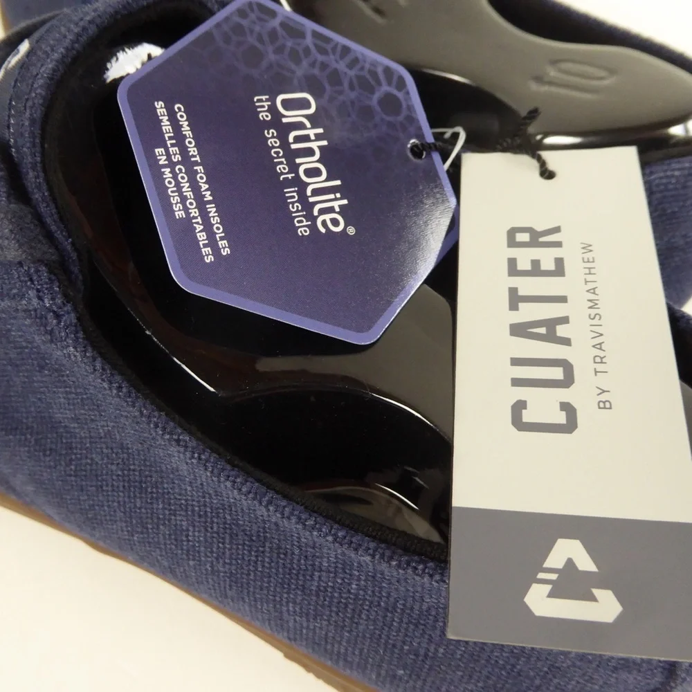 Cuater Ortholite Kruzers by Travis Matthews Breathable Canvas Casual Sneaker NWT - Picture 5 of 8